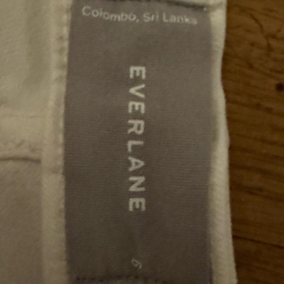 Everlane Straight Leg Crop Bone 6 - Picture 2 of 3